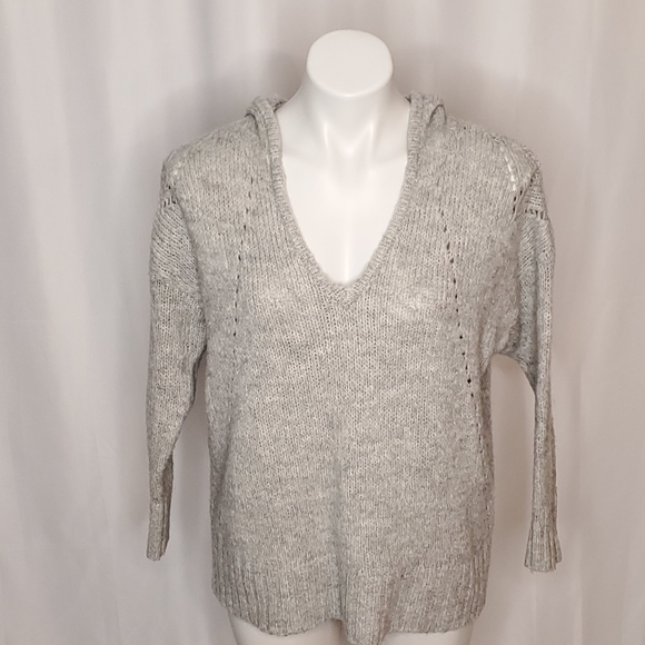 American Eagle Jegging Fit Hooded Wool Sweater - Picture 3 of 6